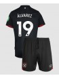 West Ham United Edson Alvarez #19 Venkovní dres pro děti 2024-25 Krátký Rukáv (+ trenýrky)